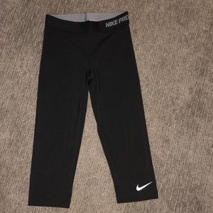 Nike dri-fit running crops